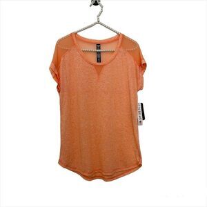 NWT RBX Activewear Athletic Short Sleeve Orange Top Women’s Size Medium